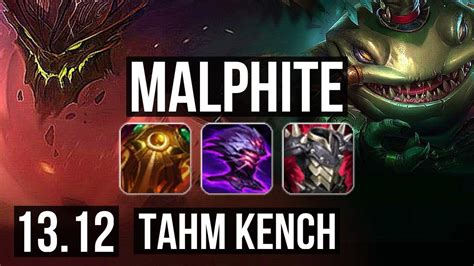 Malphite Vs Tahm Kench Top Winrate Na Diamond