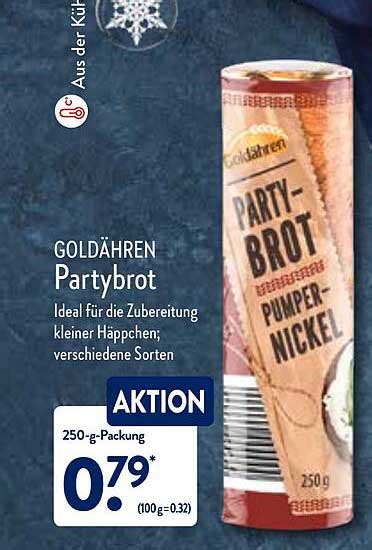 Goldähren Partybrot Angebot Bei Aldi Nord