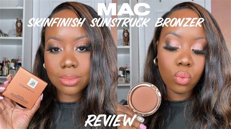 New MAC Skinfinish Sunstruck Matte Bronzer Matte Rich Rosy Review