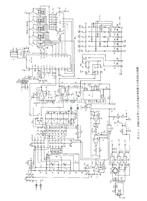 DM8045GDM8045DM8045ADM8145AVC8145型4 1 2位台式数字万用表电路图电子工程世界