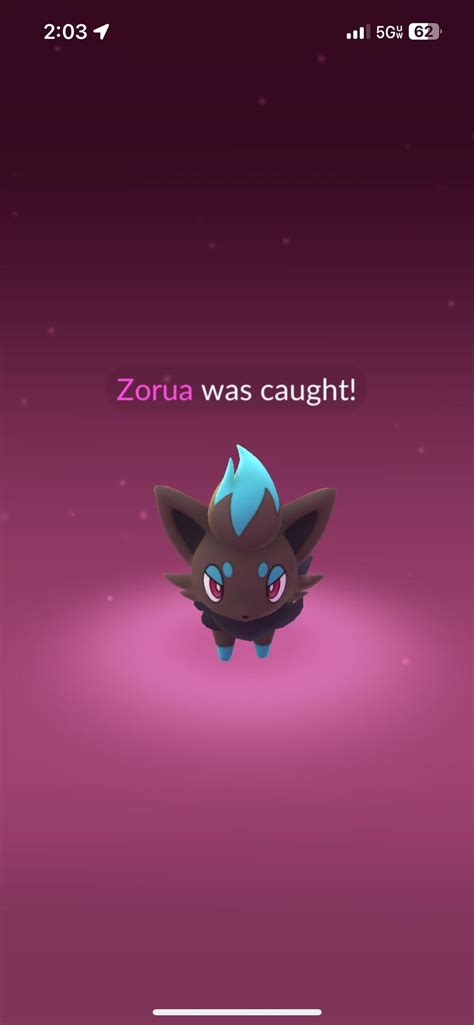 SHINY ZORUA!!!! : r/pokemongo