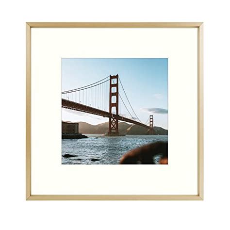 Frametory X Aluminum Photo Frame With Ivory Color Mat For X