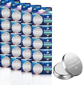 Cr V Lithium Button Cell Cr Batteries Pack Of Amazon Co