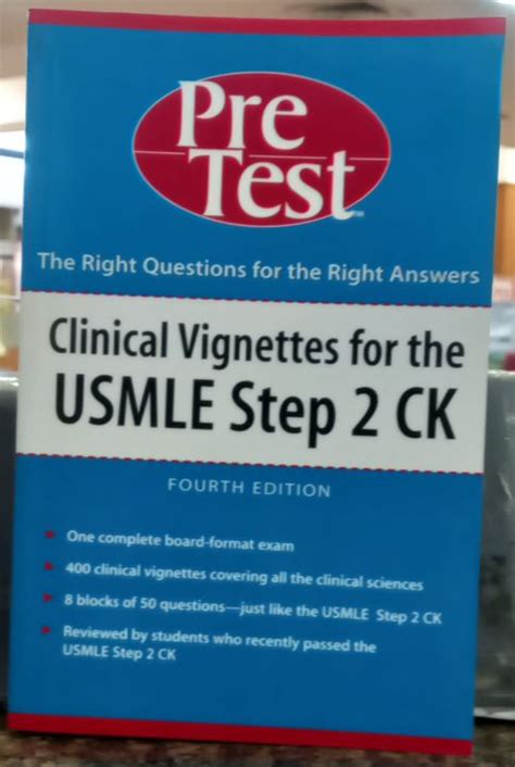 Pre Test Clinical Vignettes For The Usmle Step 2 Ck Lazada Ph