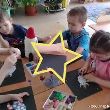 МКДОУ Приморский д/с "Сказка" Пластилиновая мозайка "Космос" воспитать ...