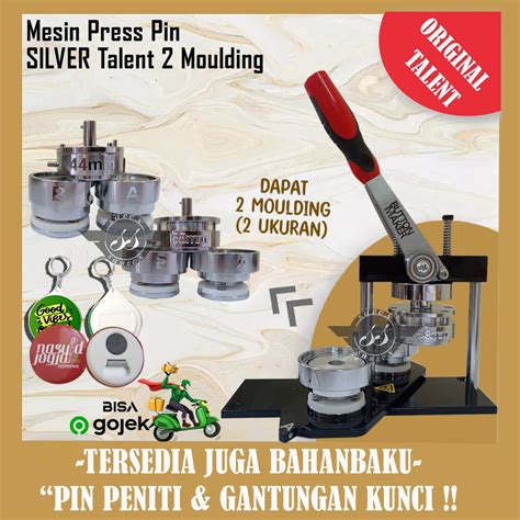 Jual Mesin Press Pin Talent Silver Moulding Shopee