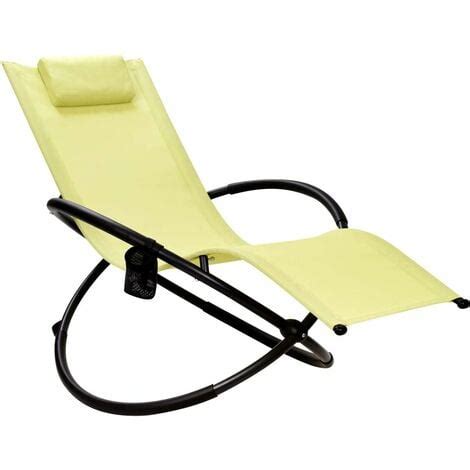 Costway Tumbona Mecedora Para Jard N Silla De Relajaci N Plegable Con