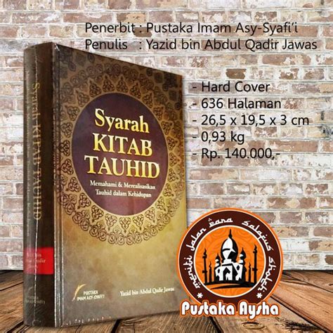 Jual Syarah Kitab Tauhid Pustaka Imam Asy Syafii Pustaka Aysha Di