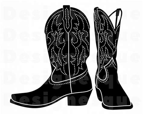 Cowboy Boots 3 Svg Cowboy Boots Svg Cowboy Svg Cowboy Etsy