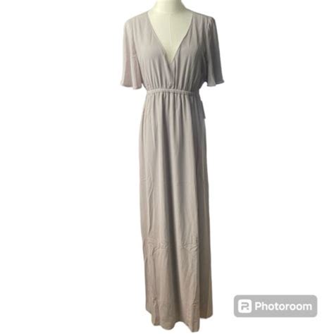 Show Me Your Mumu Dress Medium Emily Empire Maxi Bridesmaids Wedding