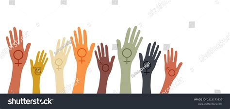 Human Hands Diverse Group People People Stock Vector Royalty Free