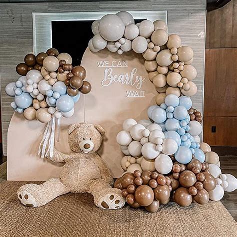 Dusty Blue And Nude Balloon Arch Kit M Diy Balloon Garland Etsy Uk Artofit