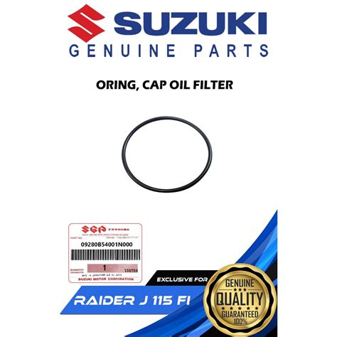 Suzuki Genuine Oring Cap Oil Filter For Raider J 115 Fi 09280b54001n000 09280 54001 000