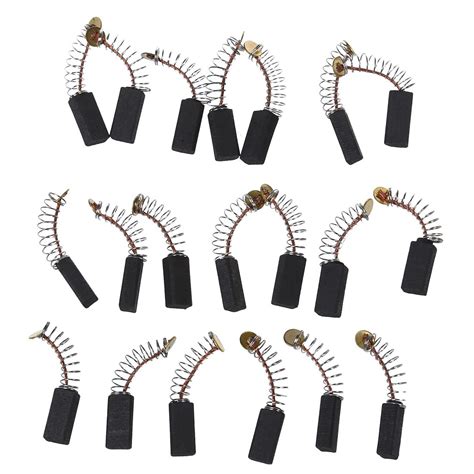 10 Pairs 12 7 X 5 5 X 4mm Motor Carbon Brushes For Electric Drill X9K2