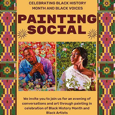 Painting Social - Celebrating Black History Month / CSM Event Calendar