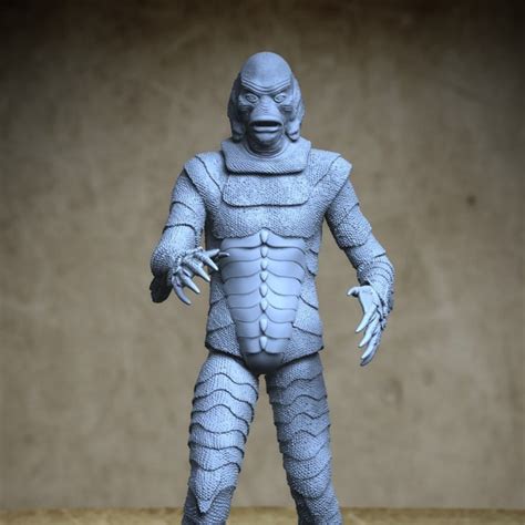 Creature Black Lagoon Stl Etsy