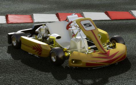 Go Kart 3d Model Cgtrader