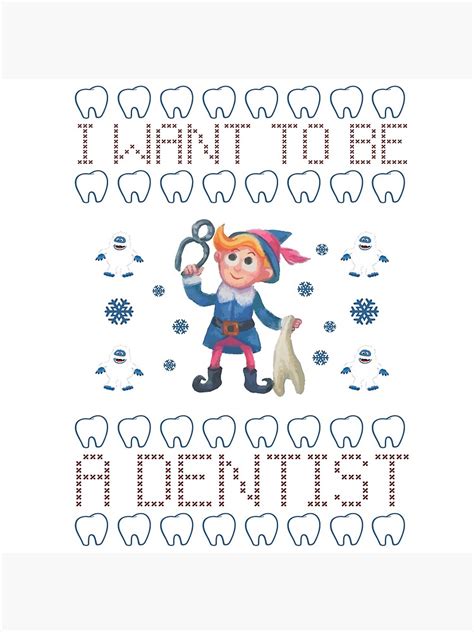 Hermey The Elf I Want To Be A Dentist Poster By Jrpjessie Redbubble