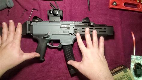 Cz Scorpion Evo 3 S1 Strike Industries Grip Install Youtube