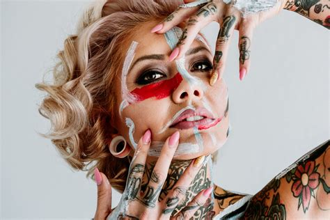 San Diego Portrait Photography Paint With Tattoo Artist Reese Hilburn