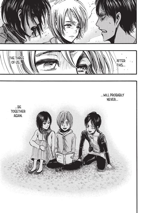 Armin, Eren, Mikasa (Manga) (Childhood friends) | Attack on titan anime, Attack on titan, Anime ...