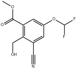 Methyl Cyano Difluoromethoxy Hydroxymethyl Benzoate