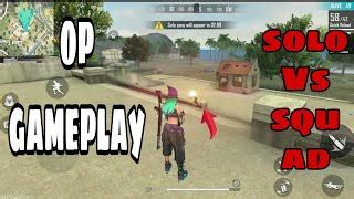 Unbelievable Solo Vs Squad Overpower Best Moment Garena Free Fire