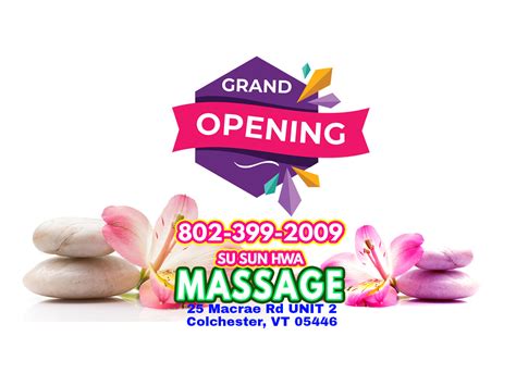 Su Sun Hwa Massage Colchester Vt 802 399 2009 Best Asian Massage In Colchester Vt