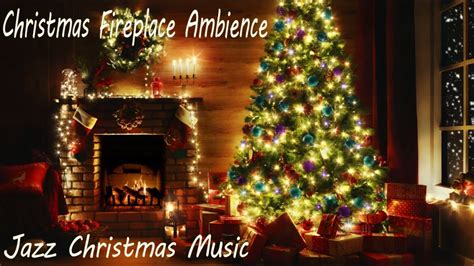 Christmas Fireplace | Jazz Christmas Music Ambience - YouTube