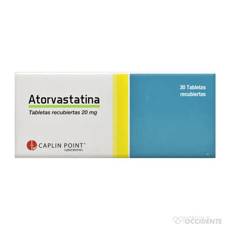 Atorvastatina 20mg Tabs X 30 Tabletas Caplin Point Farmacias De