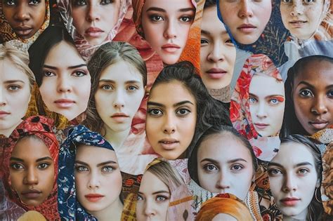 Premium Photo Celebrating Diversity Multicultural Womens Collage