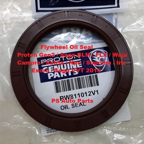 Original Proton Flywheel Oil Seal Pw V Proton Gen Saga Blm