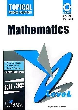 Redspot O Level Mathematics Topical Edition