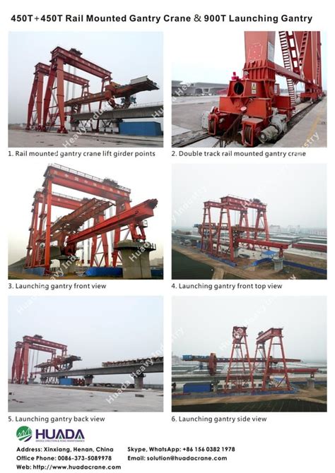 450T 450T Rail Mounted Gantry Crane 900T Launching Gantry PDF