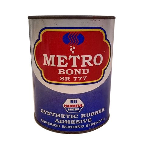 Liter Metro Bond Synthetic Rubber Adhesive Ml Tin Can At Rs