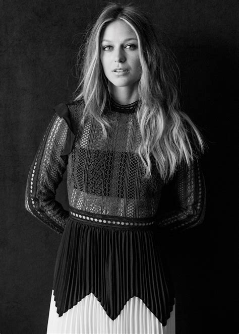 Is Melissa Benoist's Satin Gown Photo The Most Stunning Ever Seen?