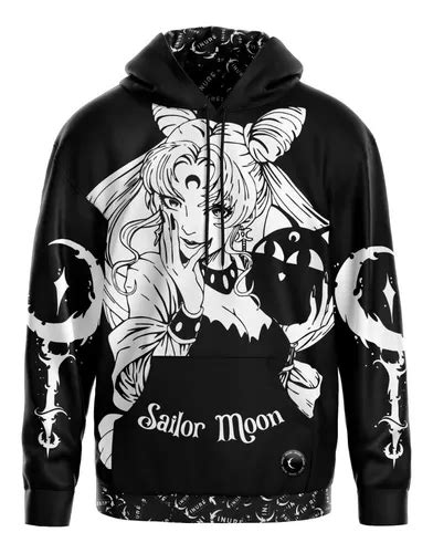 Sailor Moon Manga Maxi Buzo Canguro Talles Grandes Unisex Envío gratis