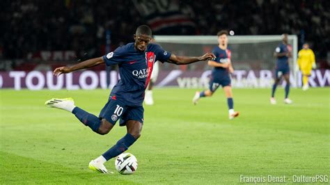 Match PSG Monaco le but de Dembélé en video CulturePSG