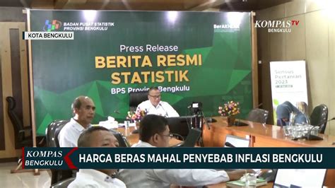 Harga Beras Mahal Penyebab Inflasi Bengkulu Video Dailymotion