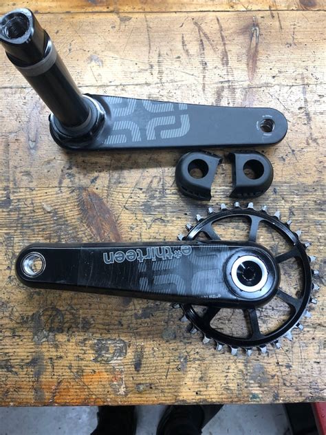 2019 E THIRTEEN TRS RACE Gen4 CARBON Crankset 175 32T Boost For Sale