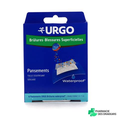 Pansements waterproof Urgo pour brûlures et blessures superficielles