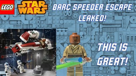 Lego Star Wars Barc Speeder Escape Set Leaked First Order Set