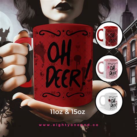 Oh Deer Mug Fan Art Alastors Mug Alastor Fanart Tea Cup Radio Demon