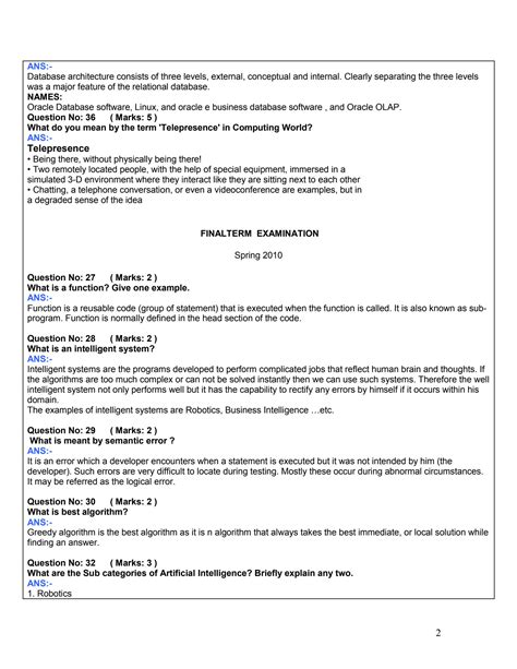 SOLUTION Cs101 Final Term Subjectives Solved With References By Moaaz