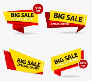 Sales Banner Euclidean Vector Icon Title Banner Png Transparent Png