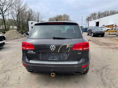 Бампер задний VW Touareg 2 7P NF Туарег 2 7П НФ шрот запчасти Разборка ...