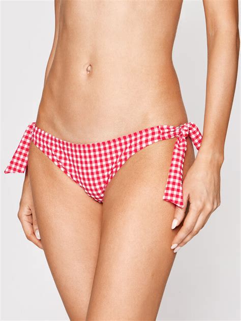 Guess Bas De Bikini E1GO02 WO05N Rouge Modivo Fr