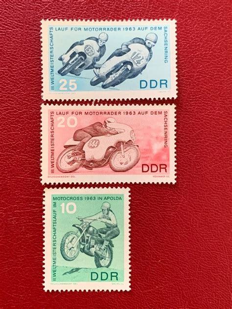 Germany DDR Original Vintage Postage Stamps 1963 Etsy