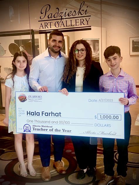 CONGRATULATIONS TO ESL TEACHER HALA FARHAT! | Adult & Community Education