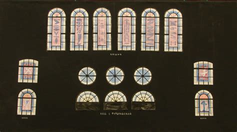 Stained-glass windows for lutheran church on Behance